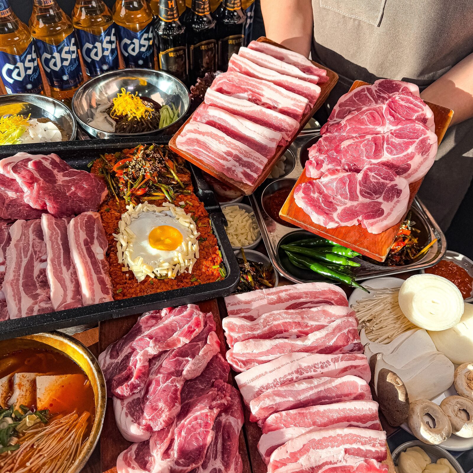 부추삼겹살 매장 내부 좌석